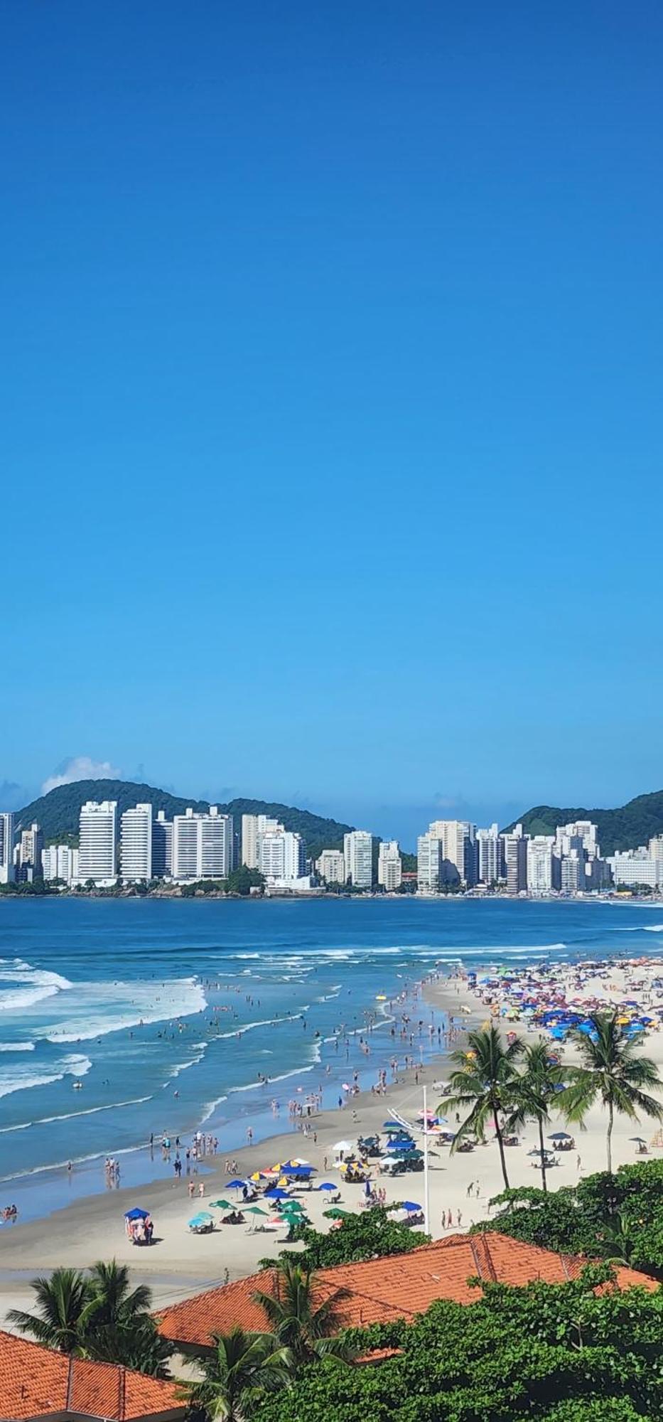 Vista-Mar - 3 Suites Com Ar Condicionado E Quarto Casal Com Ar Condicionado - 100M Da Praia Guarujá Exterior foto
