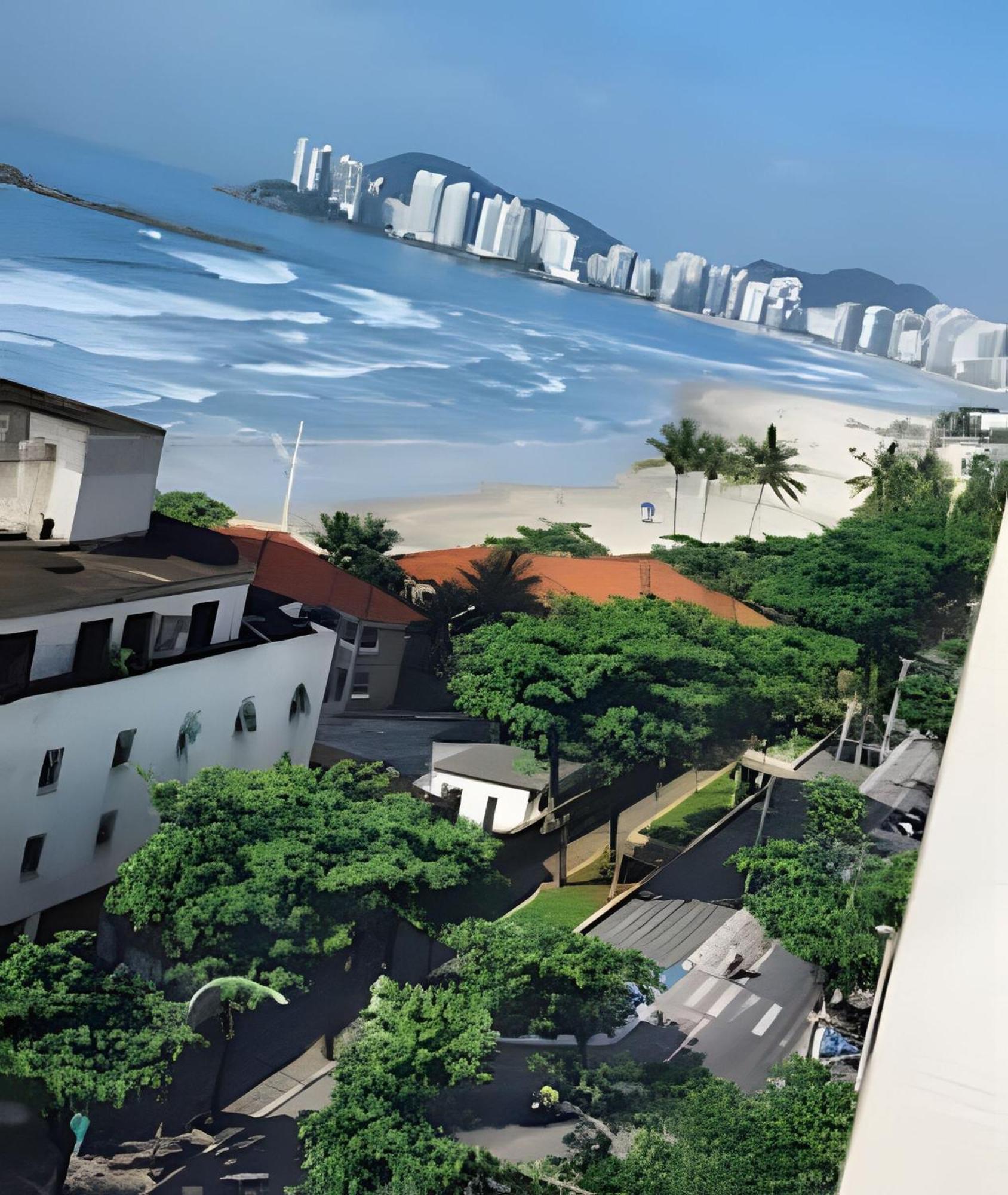 Apto vista mar Pitangueiras - 3 Suites Guarujá Exterior foto